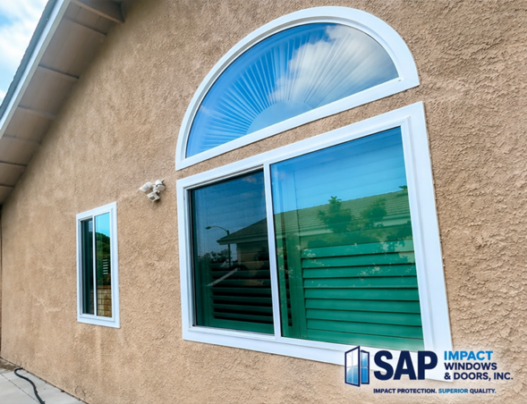 New hurricane impact window installation in Florida